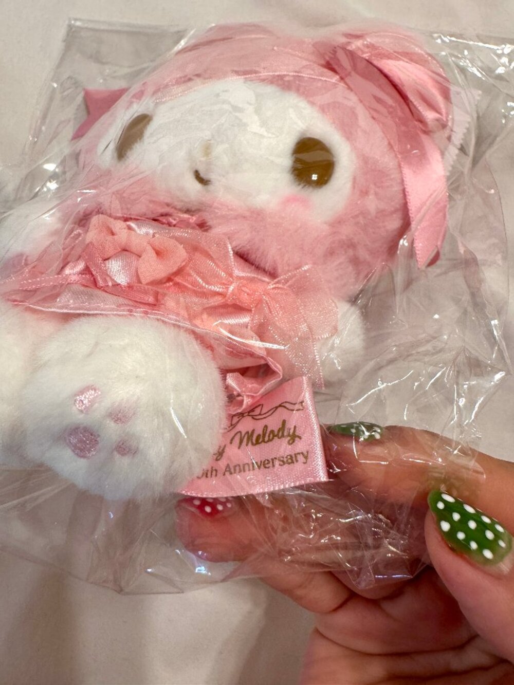 RARE My Melody Birthday 50th Anniversary Mascot Plush - Picture 6 of 7